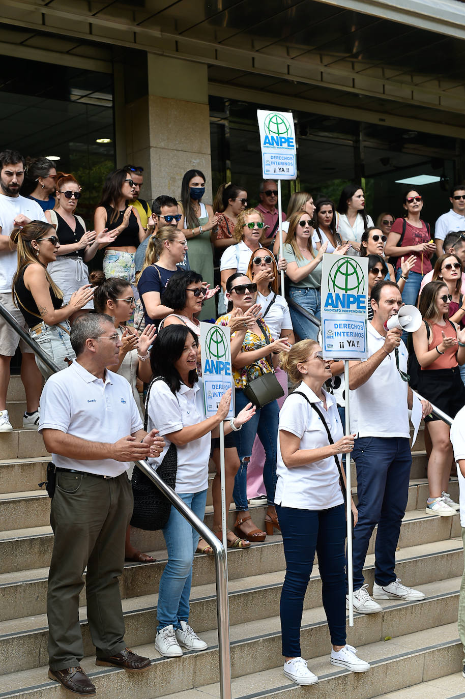 Fotos: Anpe protesta por los cambios en la sustitución de los docentes