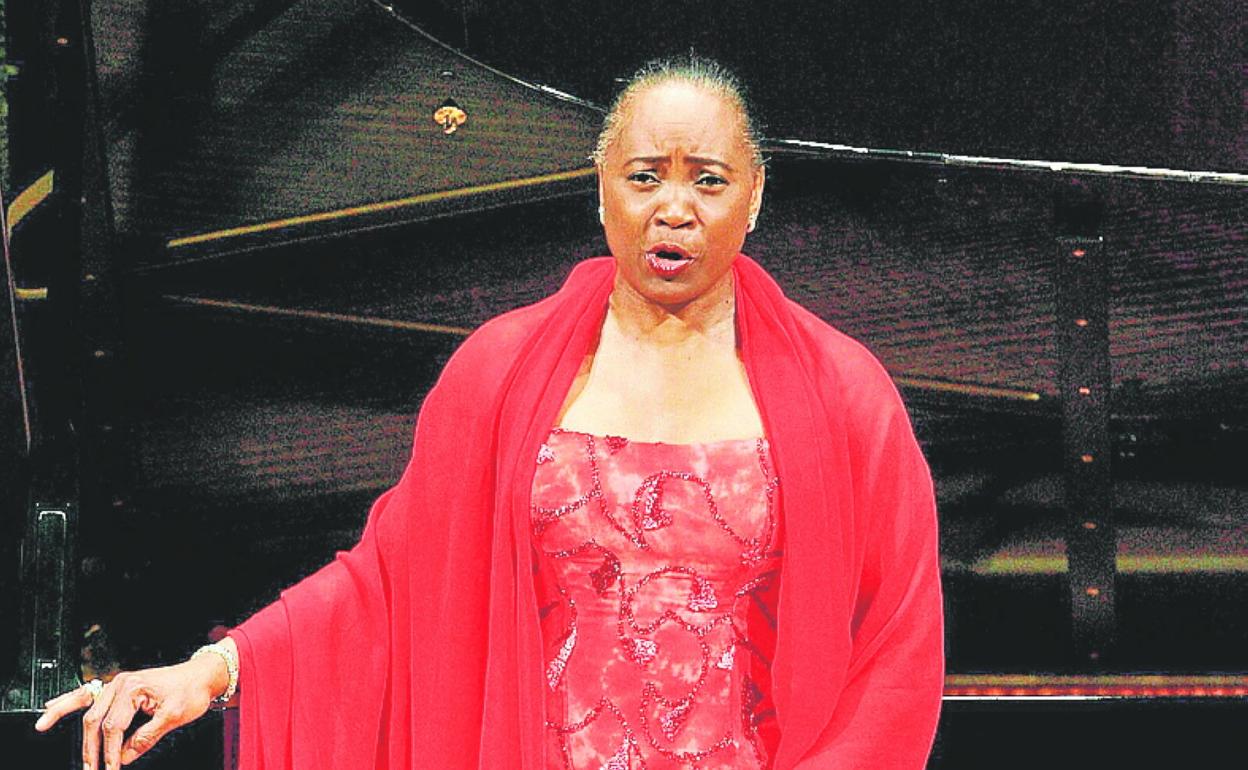La soprano Barbara Hendricks. 