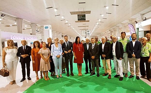 La secretaria general de la Consejería de Empresa, Ana Belén Valero, en el acto de inauguración de ayer. Conchi Marín 