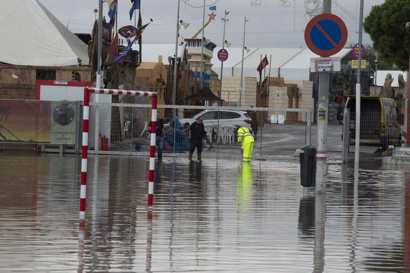 Las precipitaciones en Cartagena.