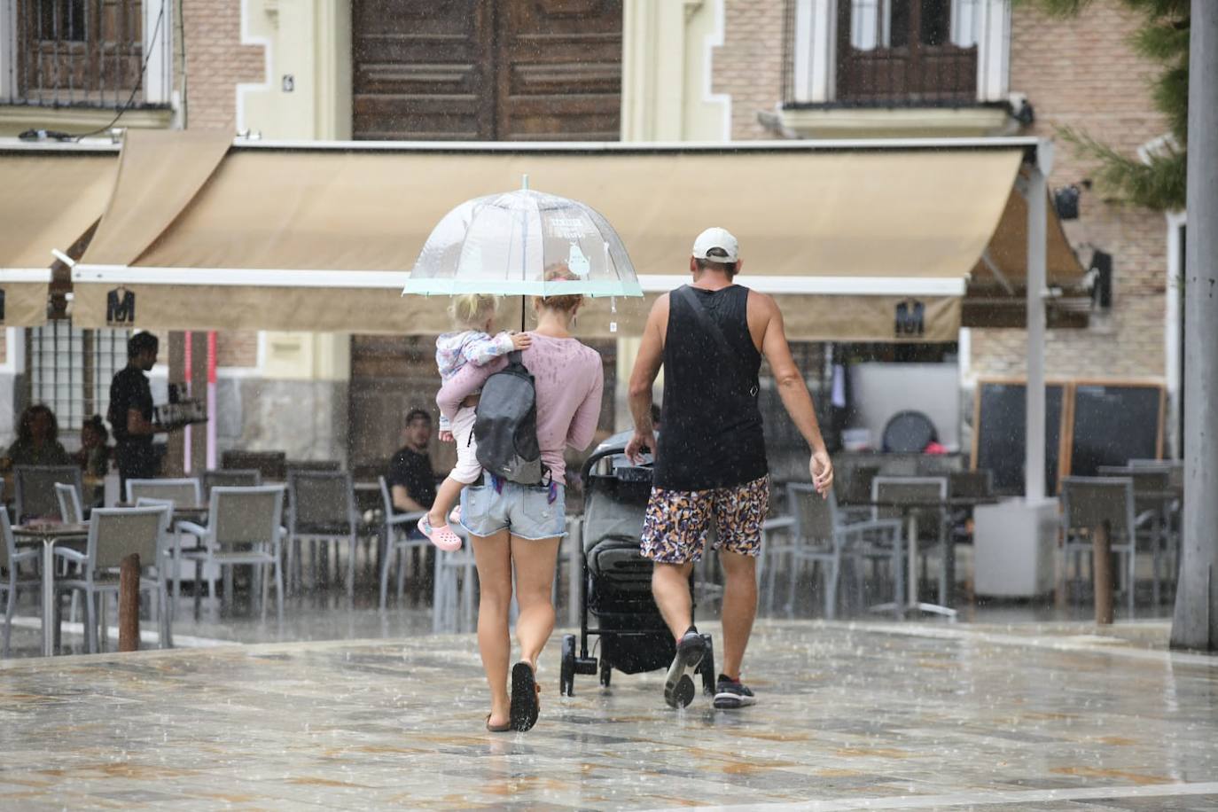 Las precipitaciones en Murcia.