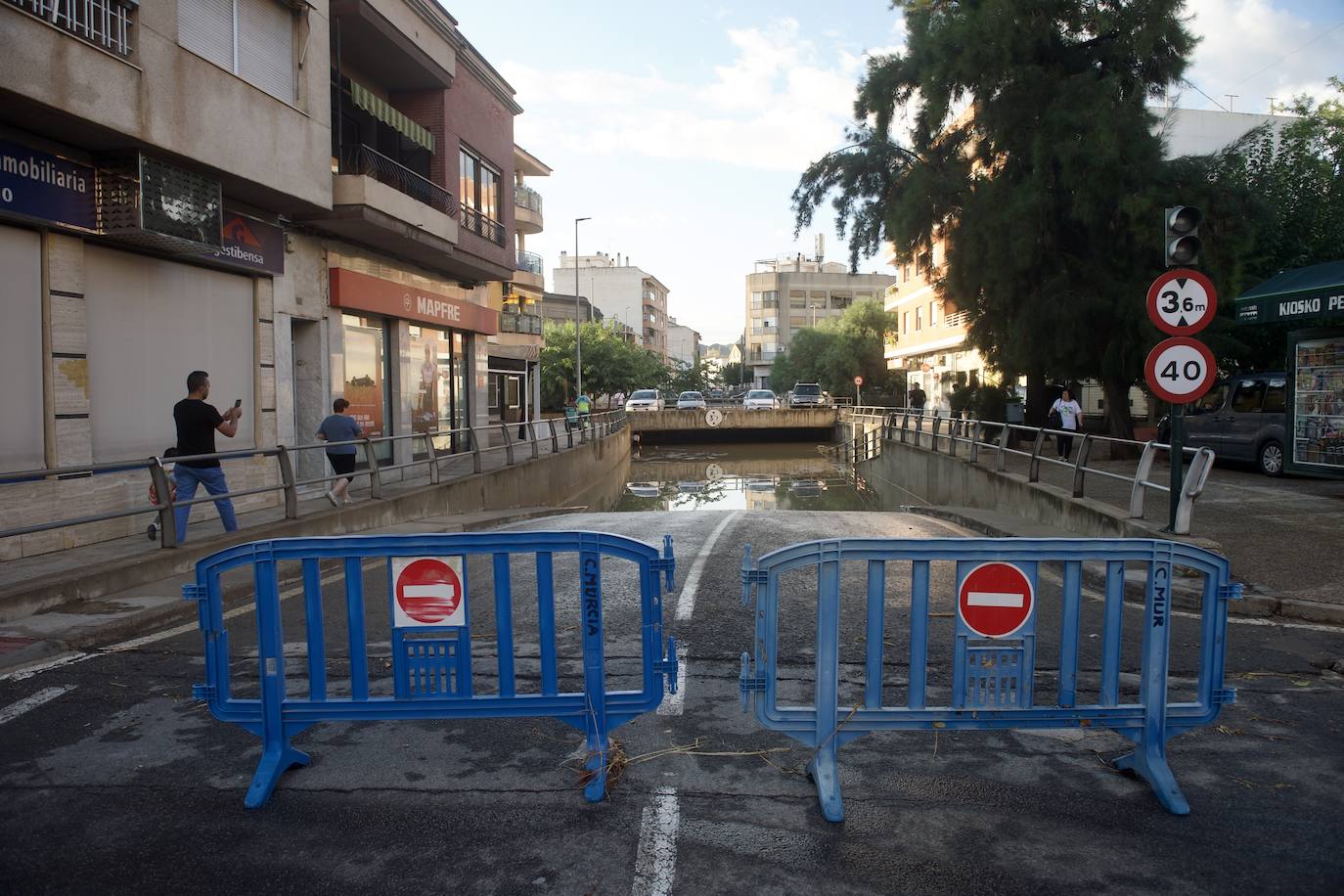 Fotos: Consecuencias de las fuertes lluvias en las zonas de Beniaján y Torreagüera