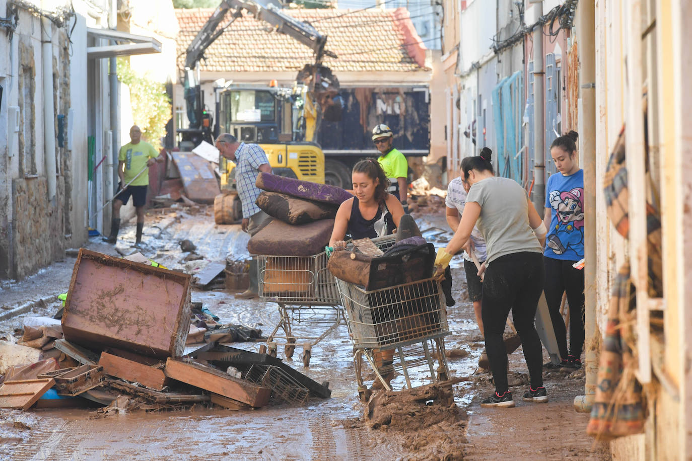 Fotos: El día después de la tragedia en Javalí Viejo
