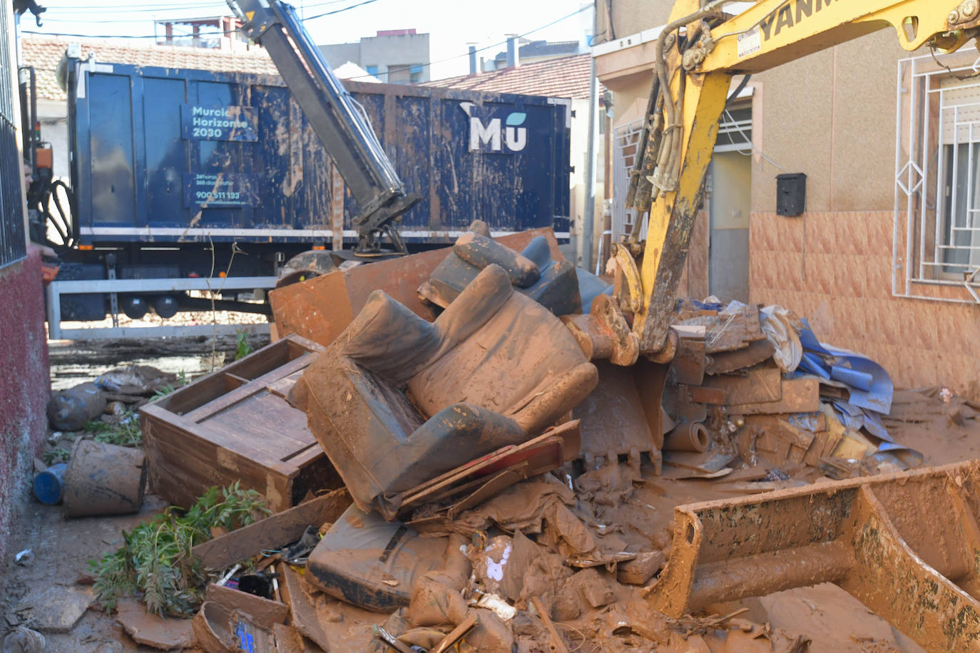 Fotos: El día después de la tragedia en Javalí Viejo