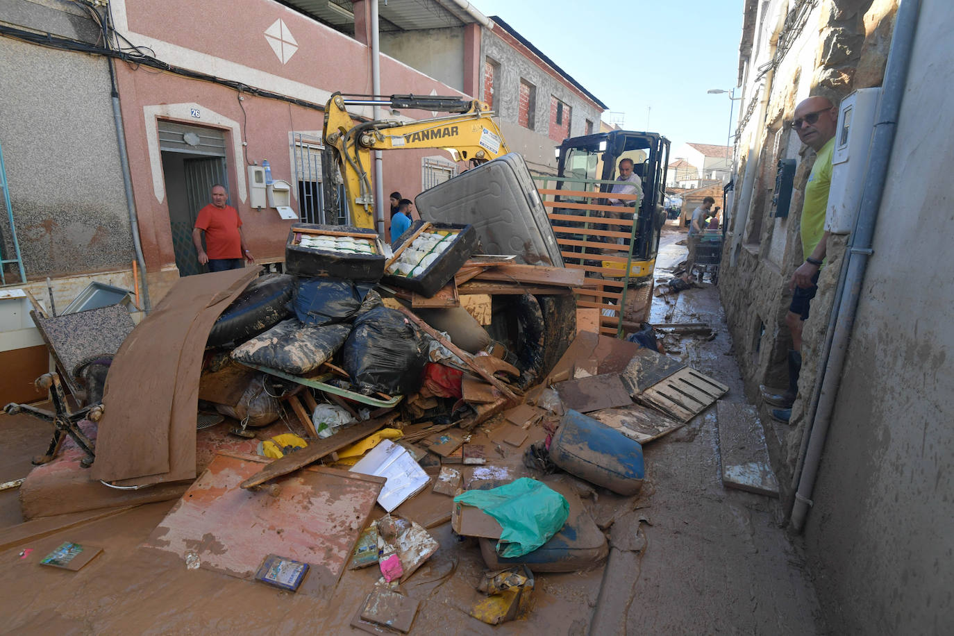 Fotos: El día después de la tragedia en Javalí Viejo