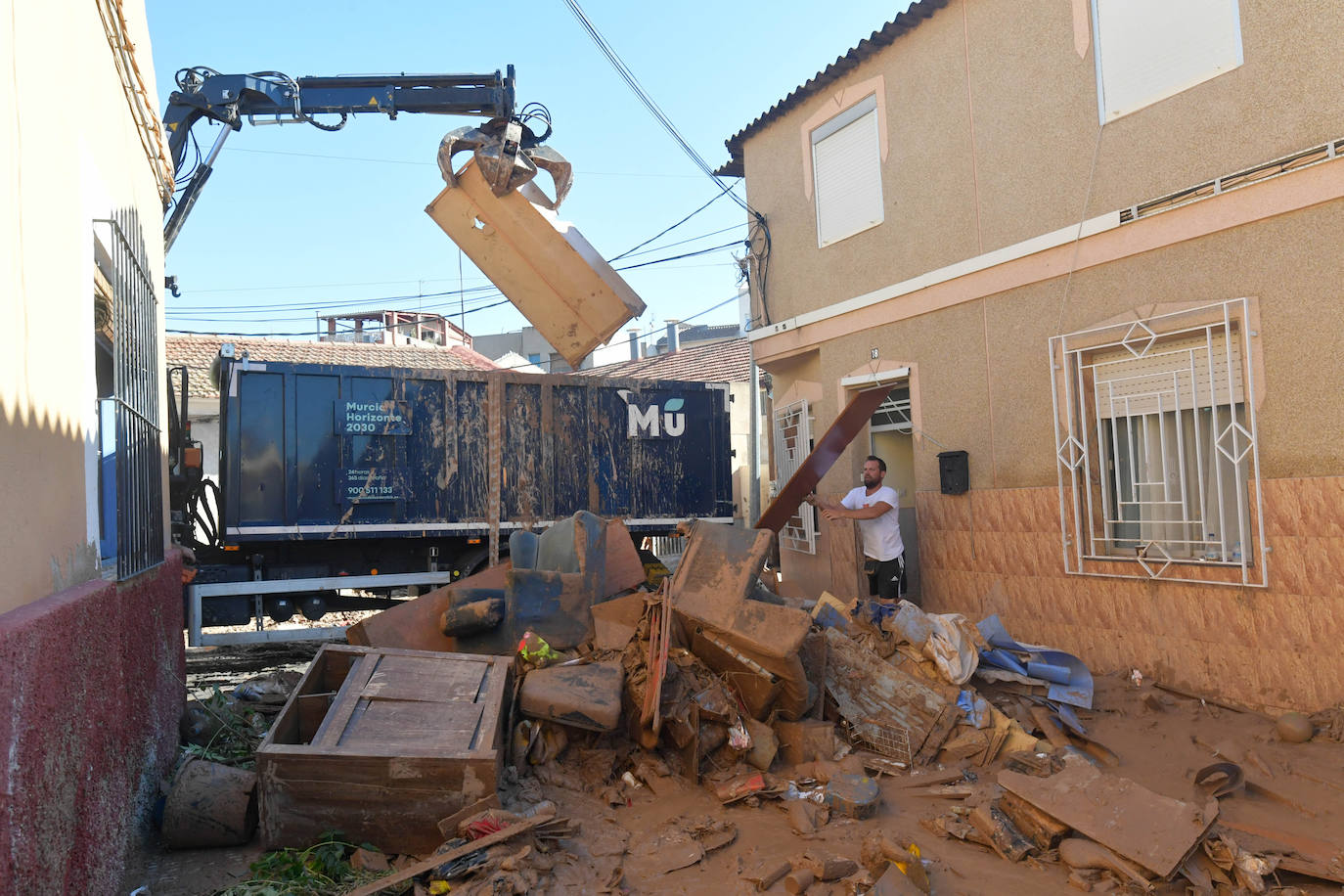 Fotos: El día después de la tragedia en Javalí Viejo
