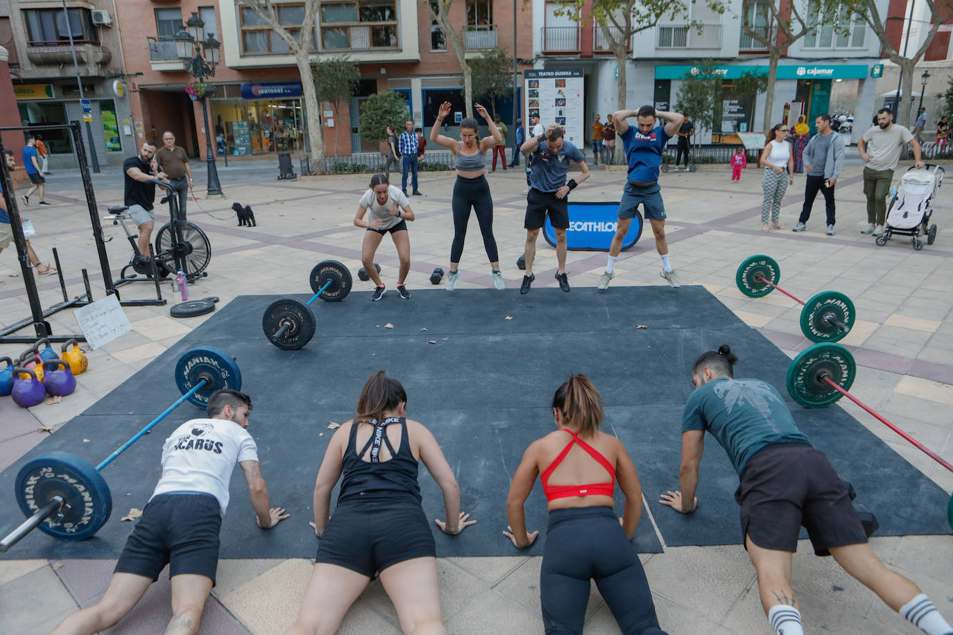 Fotos: Atletismo infantil y exhibición de crossfit, en imágenes