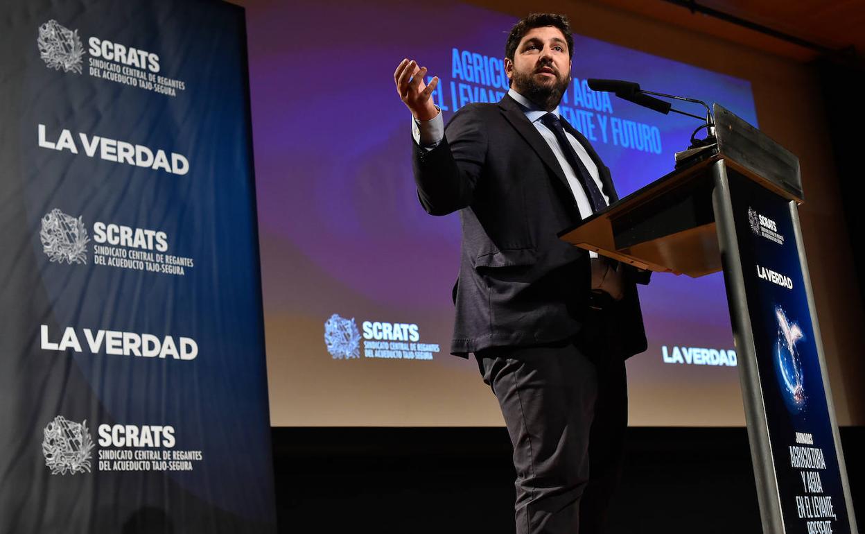 López Miras, en el foro celebrado este viernes. 