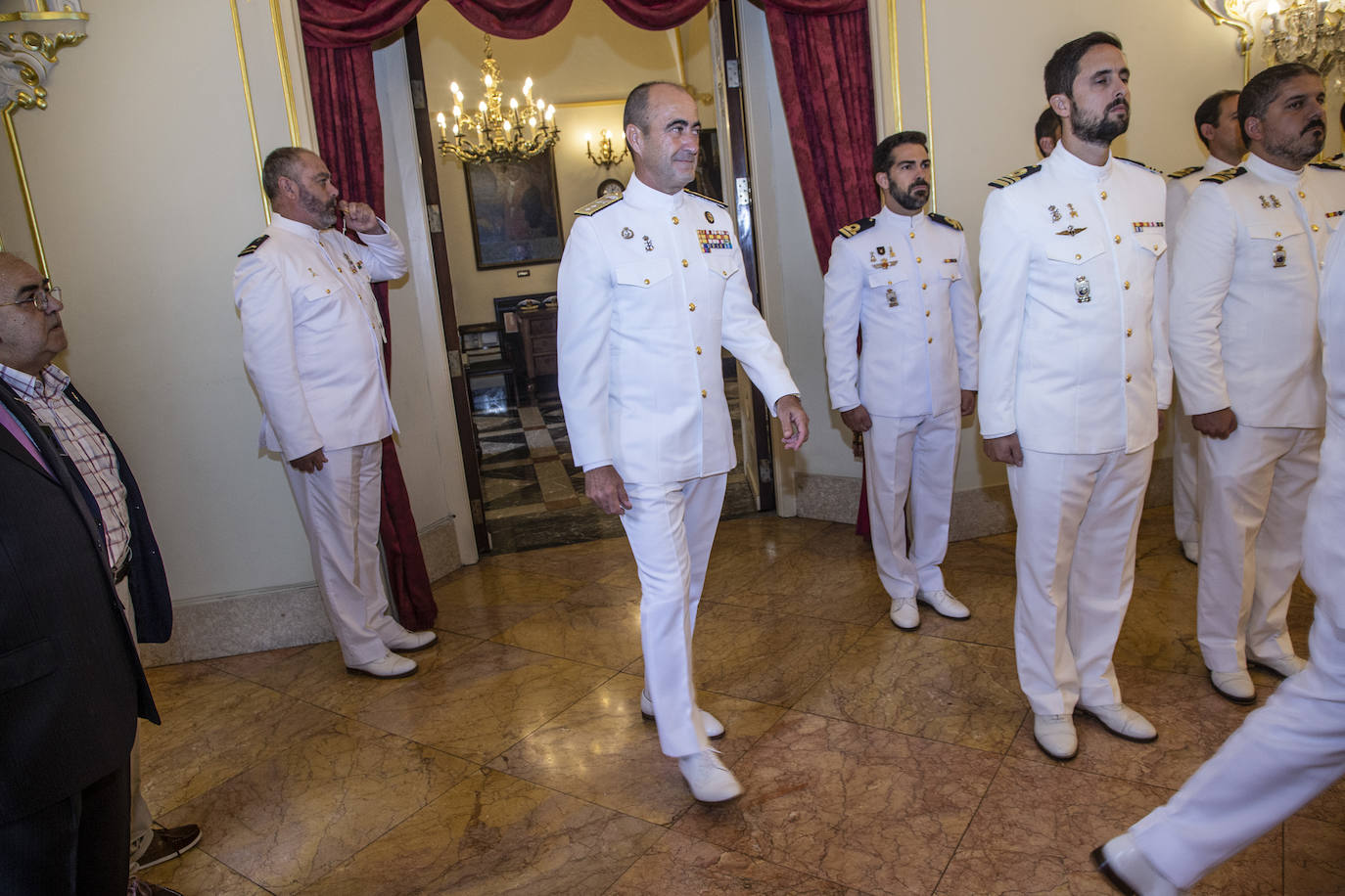 Fotos: El almirante Alfonso Delgado toma posesión en Capitanía de Cartagena