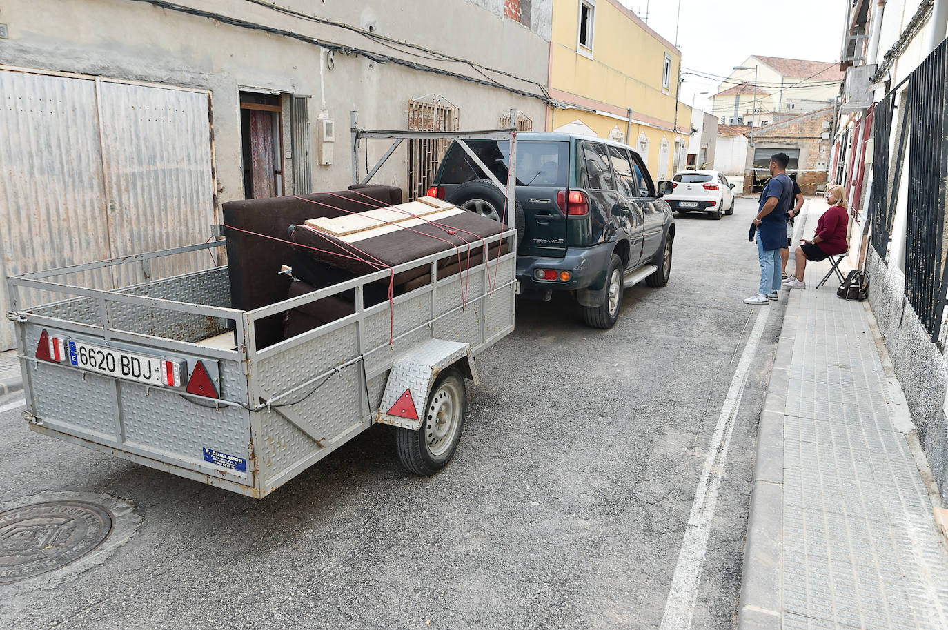 Fotos: Veinte familias de Javalí Viejo no han podido volver a sus casas tras la riada