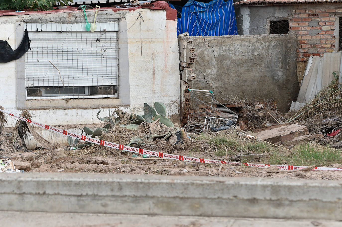 Fotos: Veinte familias de Javalí Viejo no han podido volver a sus casas tras la riada