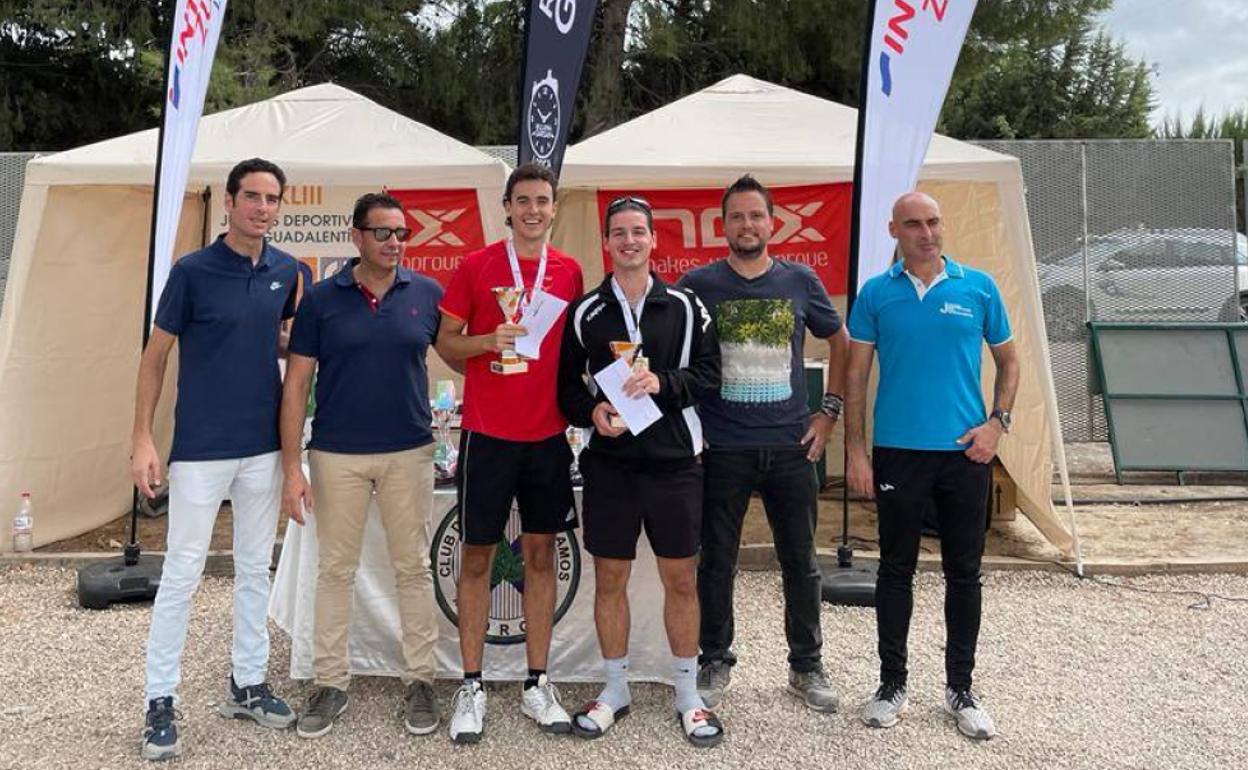 Ganadores del Trofeo Intersport Zurano de pádel.