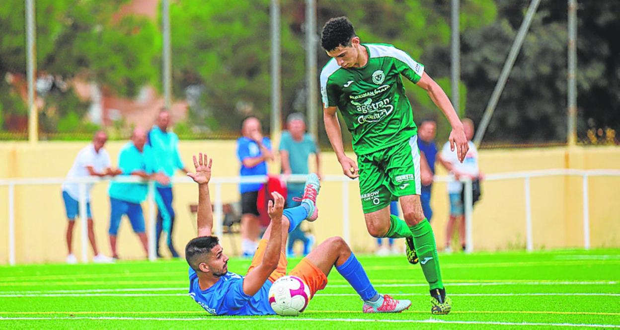Jugada del Churra-Fortuna disputado ayer. 