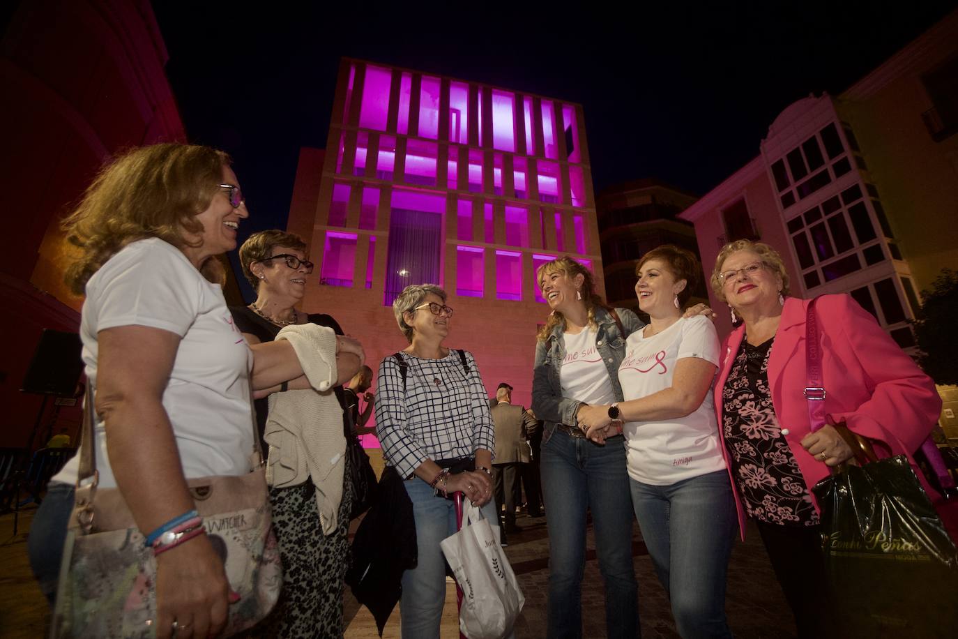Fotos: Día contra el Cáncer de Mama en Murcia