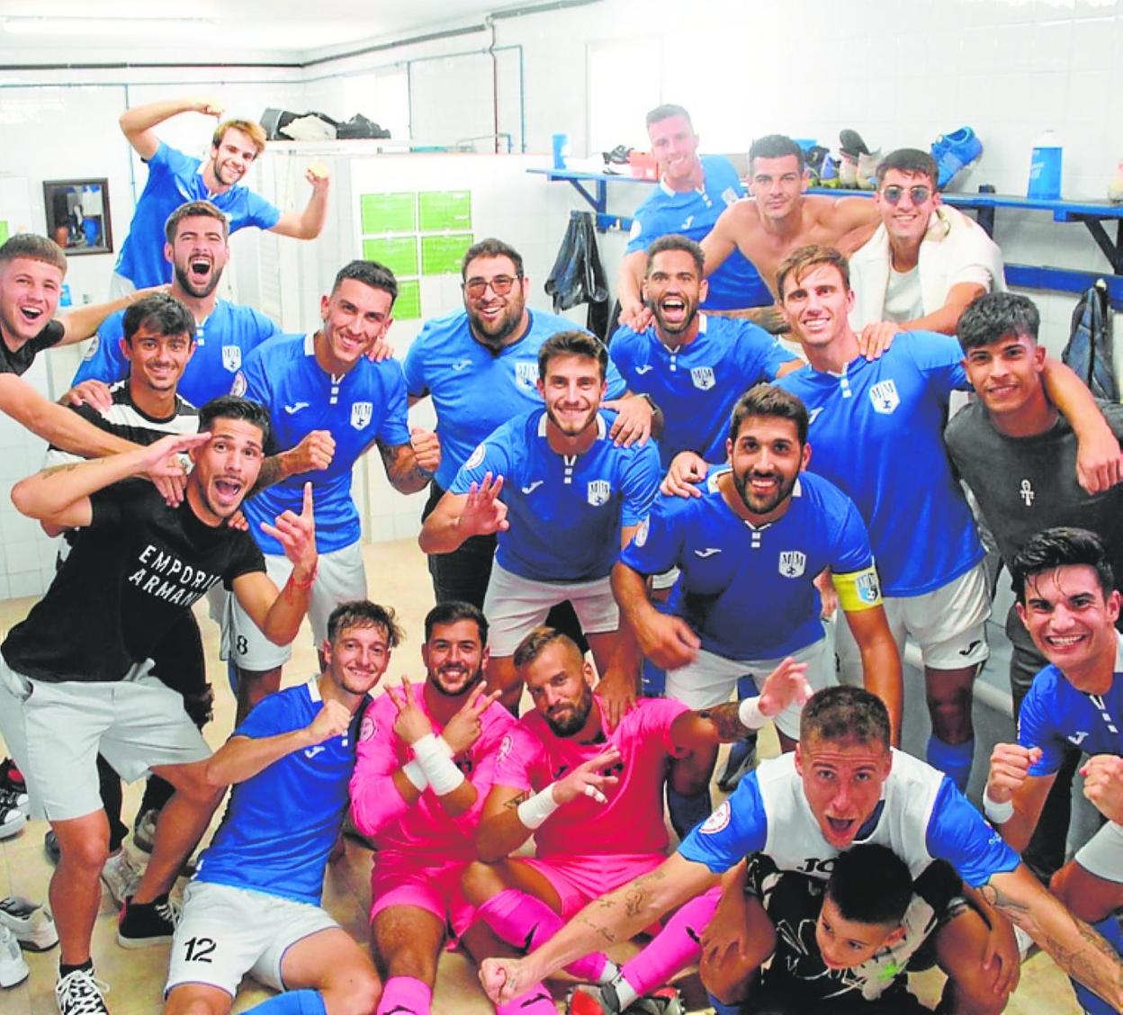 El Mar Menor, tras la victoria del domingo ante el Granada B. 