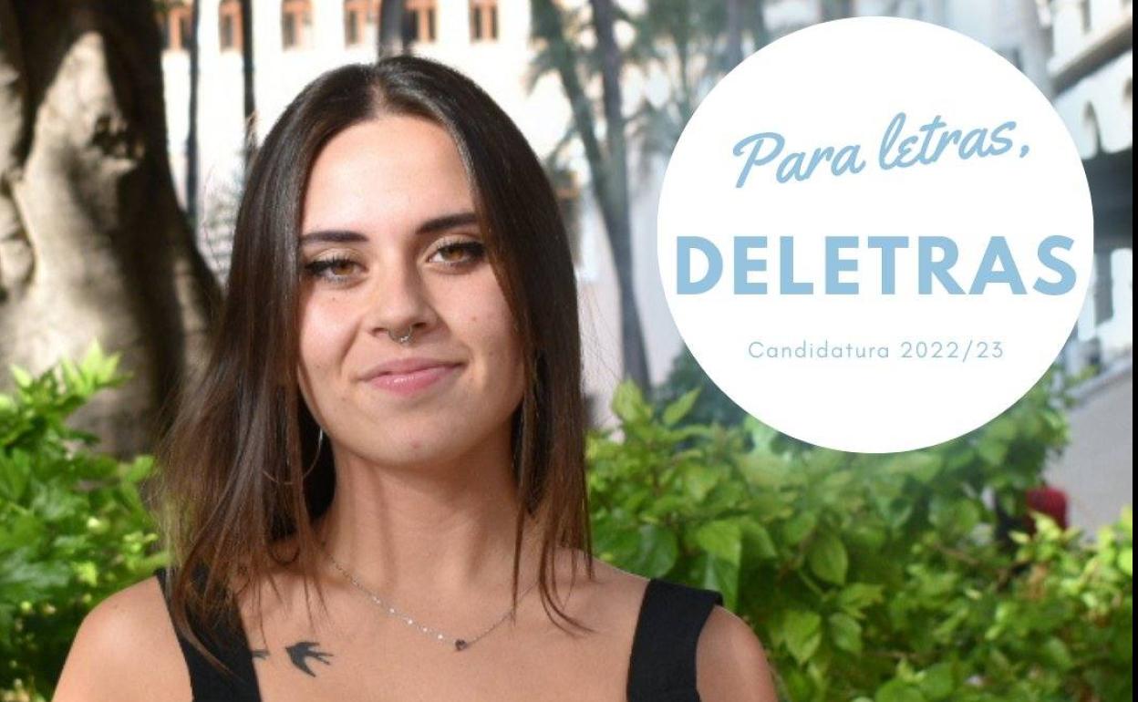 Imagen de la candidatura de Laura Iniesta que se ha hecho viral en redes sociales. 