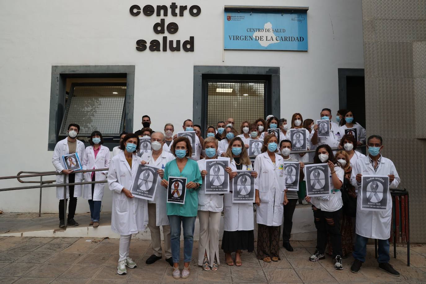Fotos: Las protestas de los sanitarios en diferentes puntos de la Región de Murcia, en imágenes