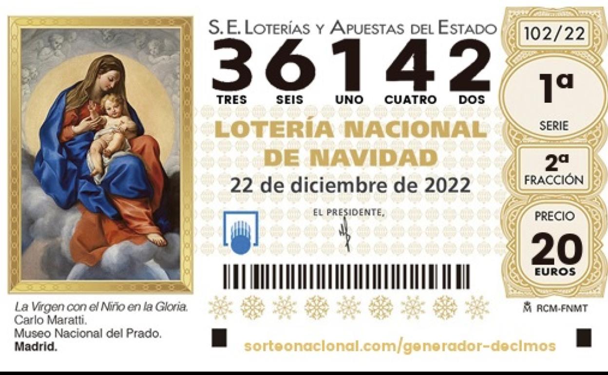 Quinto premio de la Lotería de Navidad 2022, el 36142 obtiene el penúltimo quinto premio de la Lotería de Navidad