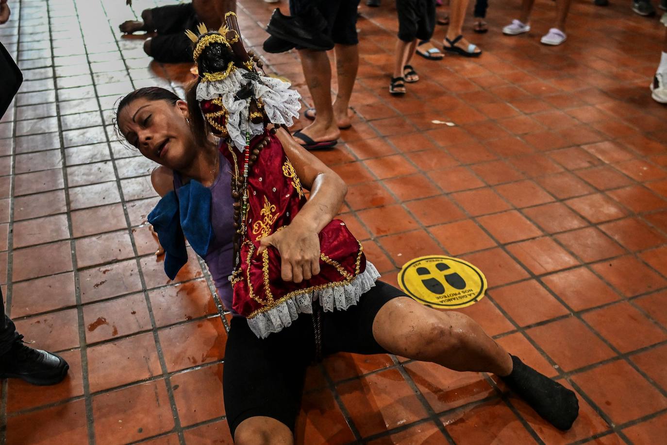 Fotos: Peregrinos del Cristo Negro