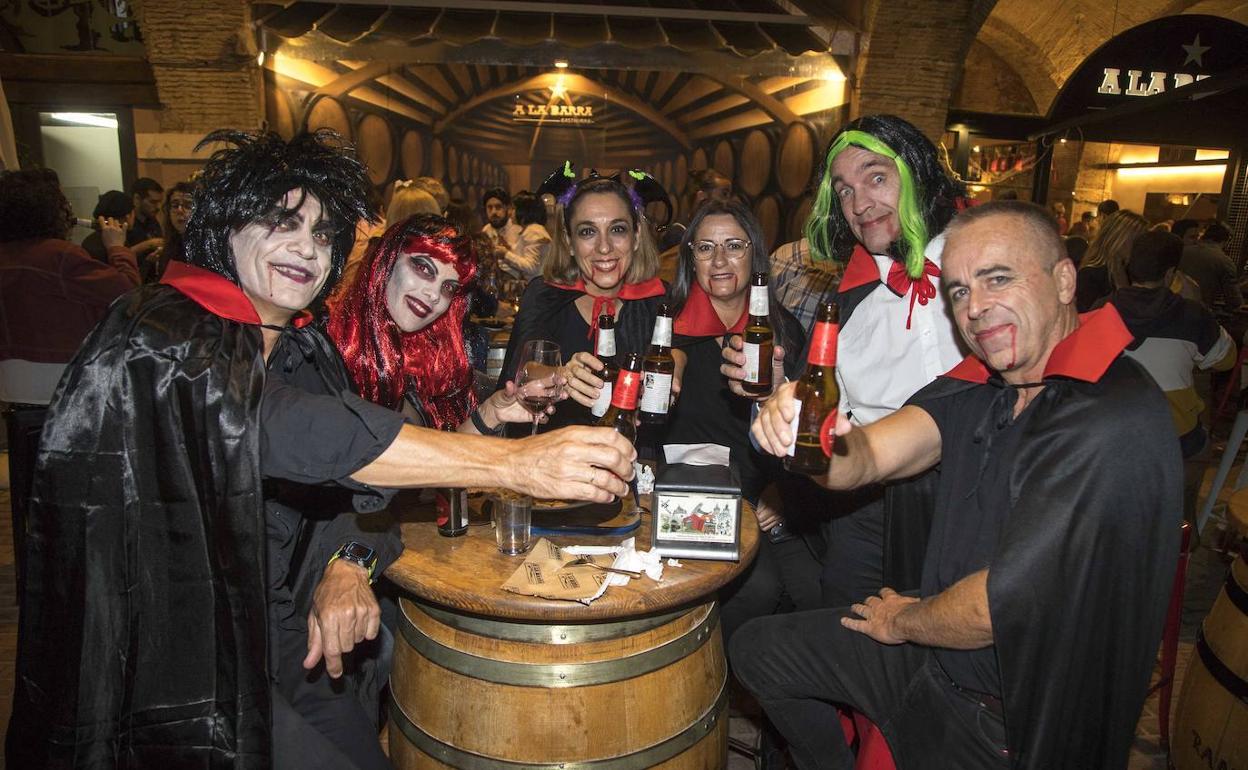 Imagen de archivo de una celebración de Halloween en Cartagena.