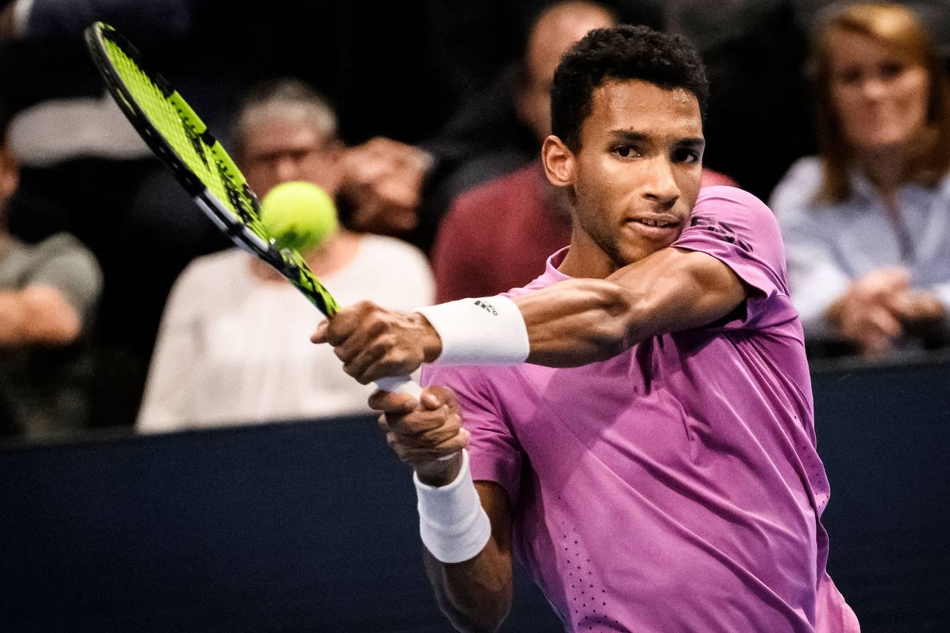 Fotos: El partido entre Carlos Alcaraz y Aliassime del ATP 500 de Basilea, en imágenes