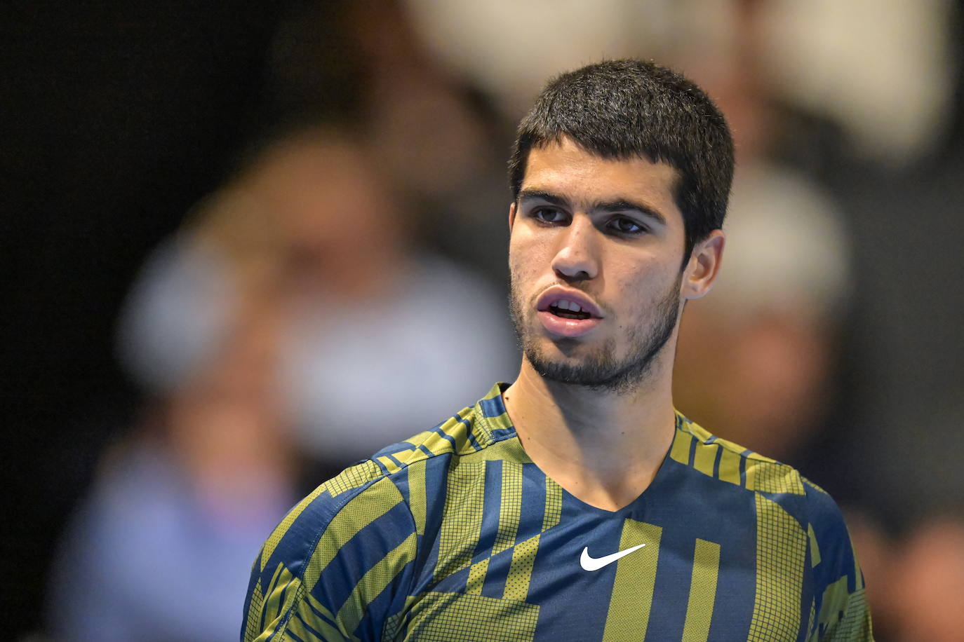 Fotos: El partido entre Carlos Alcaraz y Aliassime del ATP 500 de Basilea, en imágenes