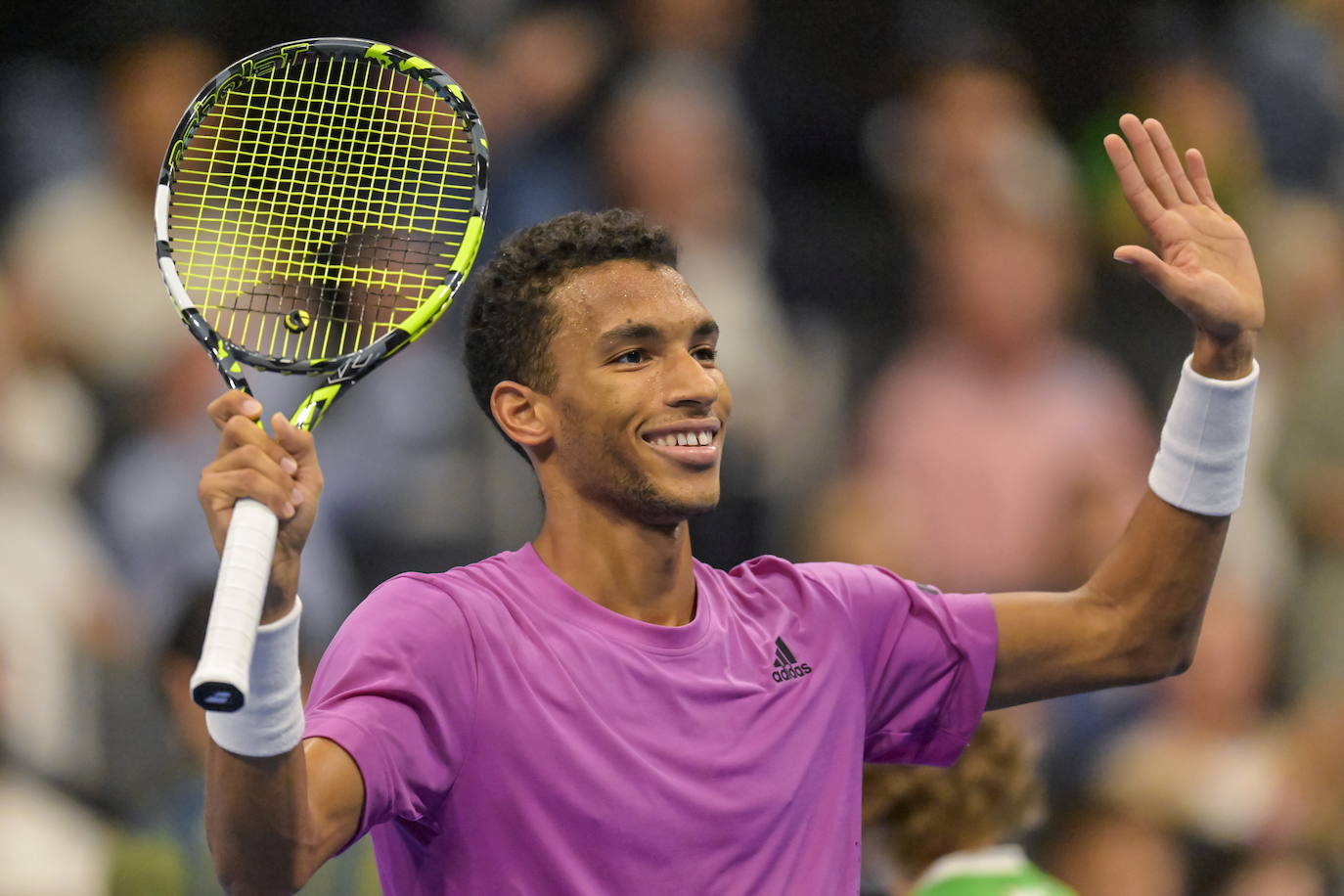 Fotos: El partido entre Carlos Alcaraz y Aliassime del ATP 500 de Basilea, en imágenes