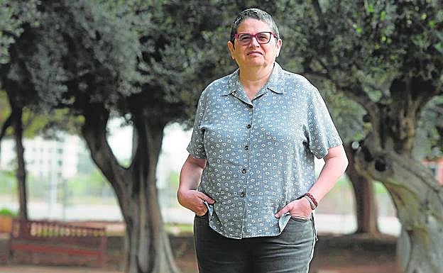 Chusa Herrero, esta semana en Murcia.