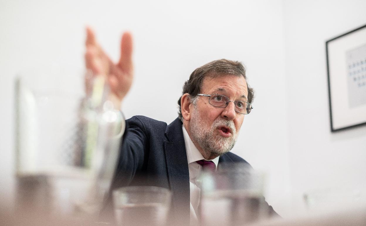 El expresidente del Gobierno Mariano Rajoy.