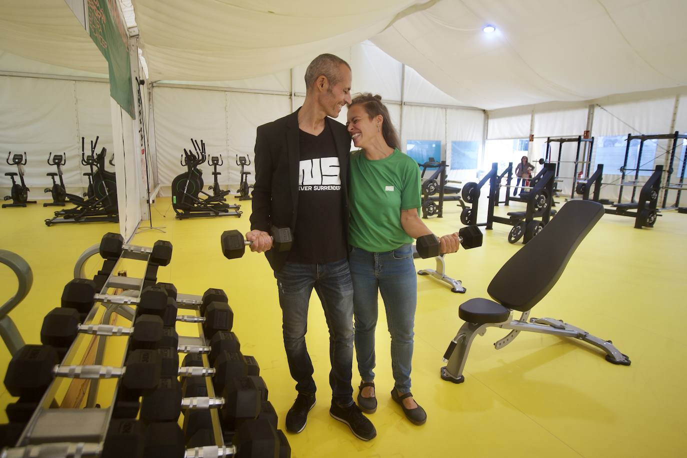 Fotos: La inaguración el primer gimnasio para pacientes con cáncer en Murcia, en imágenes