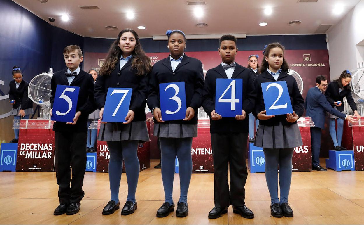 El sorteo de la Lotería del Niño del 2020.