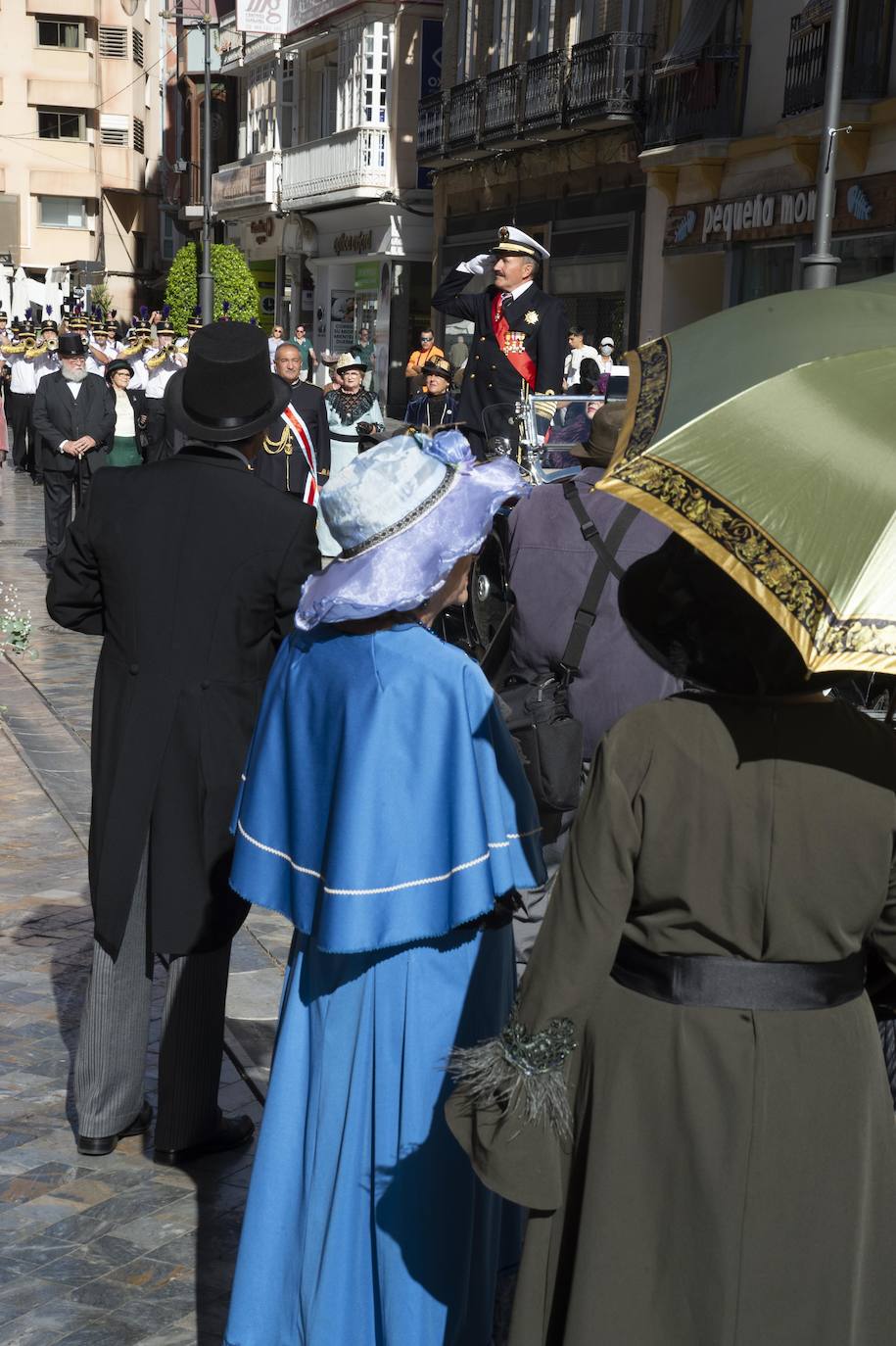 Fotos: Recreación de una visita de Alfonso XIII