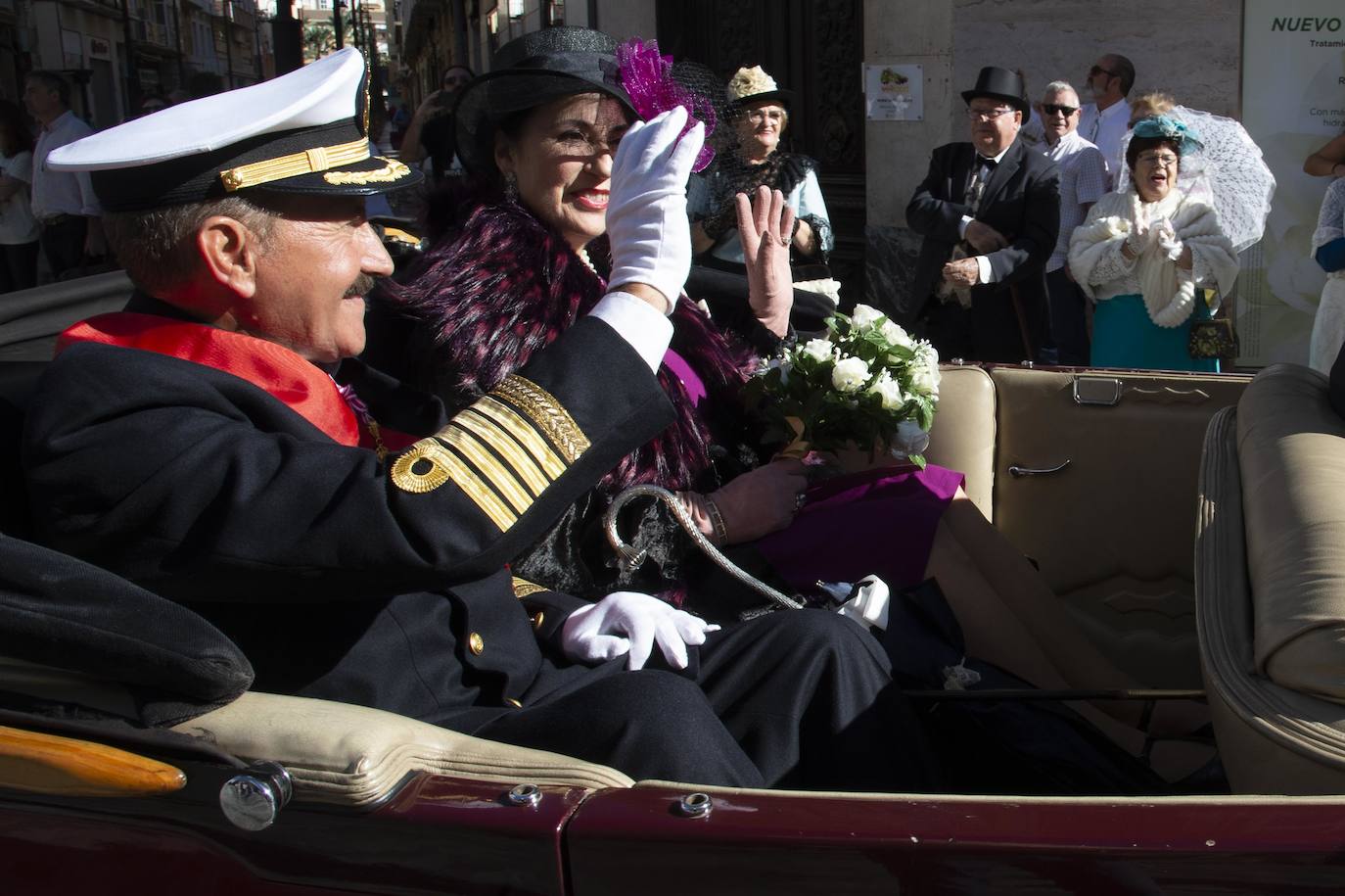 Fotos: Recreación de una visita de Alfonso XIII