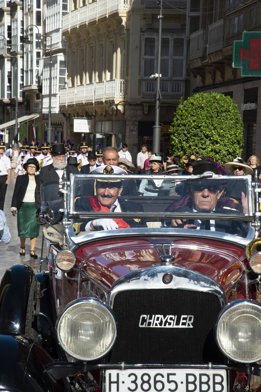 Fotos: Recreación de una visita de Alfonso XIII
