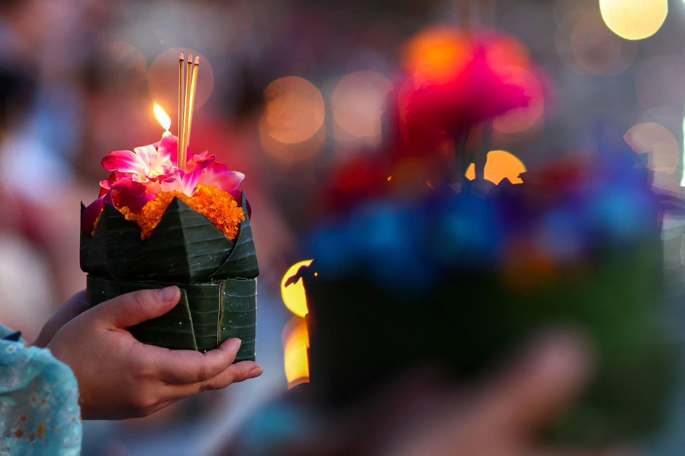 Fotos: Festival Loy Krathong en Bangkok