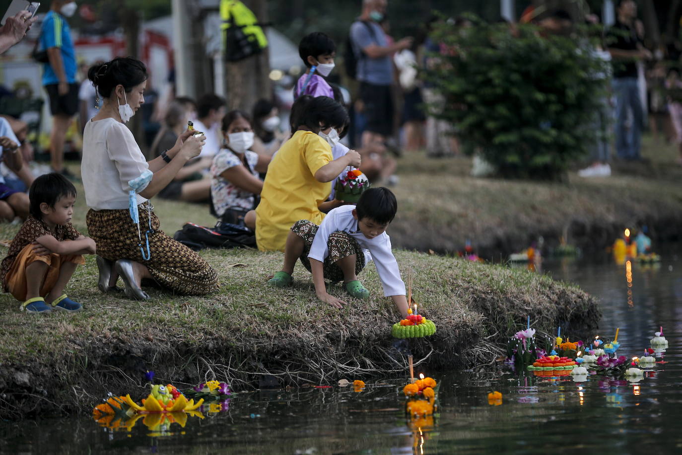 Fotos: Festival Loy Krathong en Bangkok
