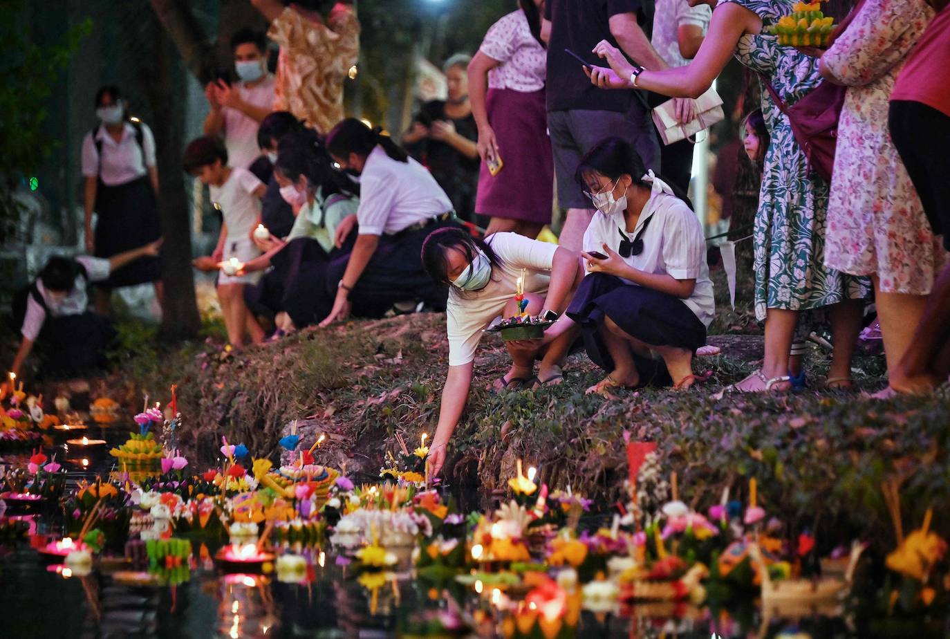 Fotos: Festival Loy Krathong en Bangkok