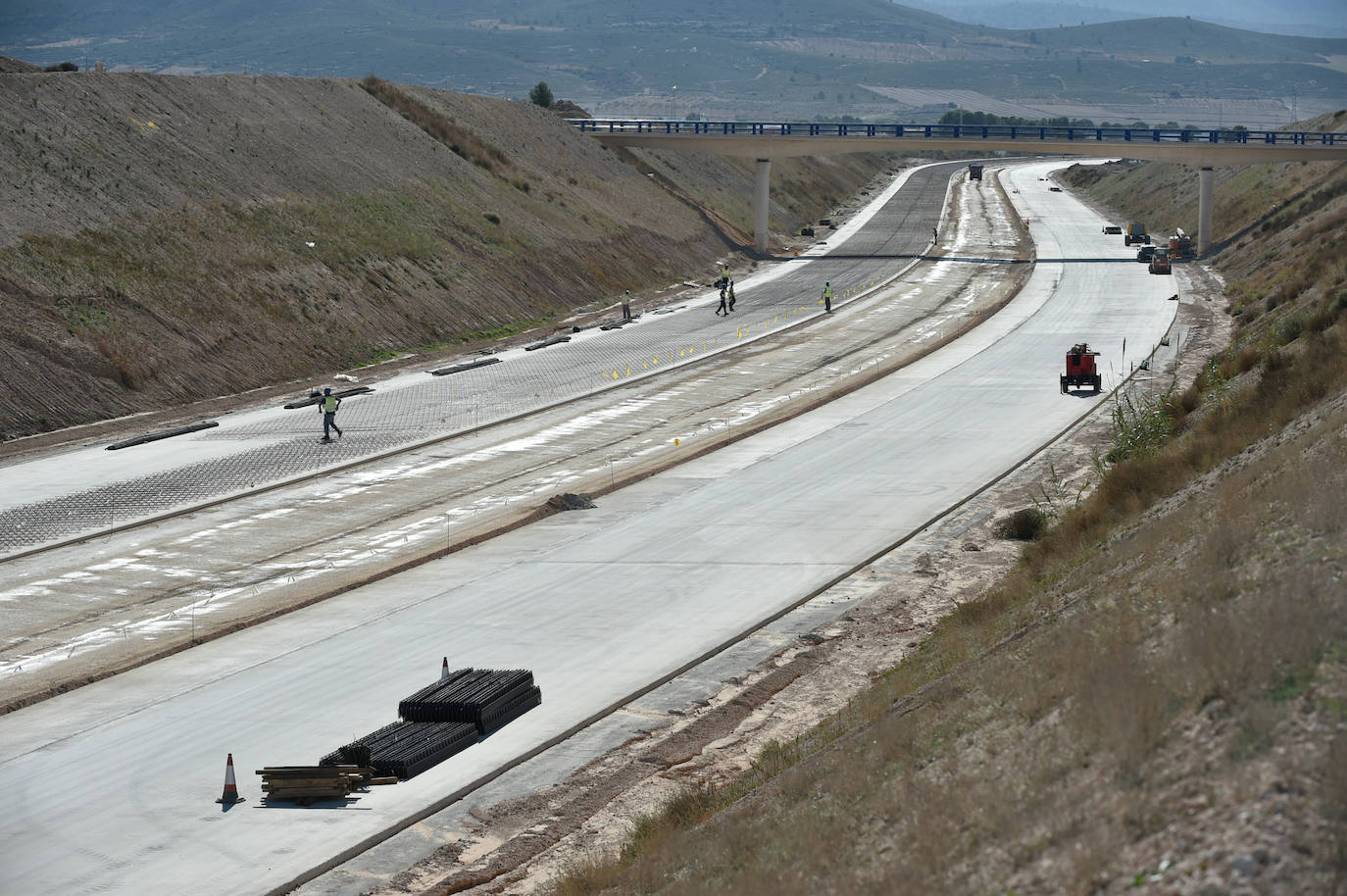 Fotos: Las obras de la autovía del Altiplano, en imágenes