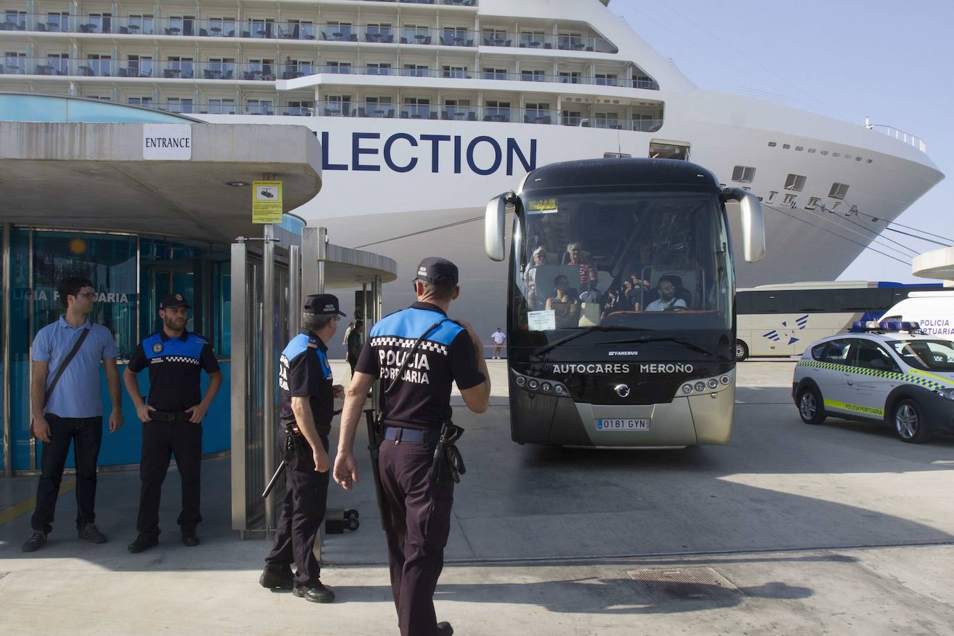 Imagen de archivo de la Policía Portuaria en el puerto de Cartagena. 