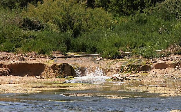 Imagen de archivo de la desembocadura de la rambla del Albujón. 