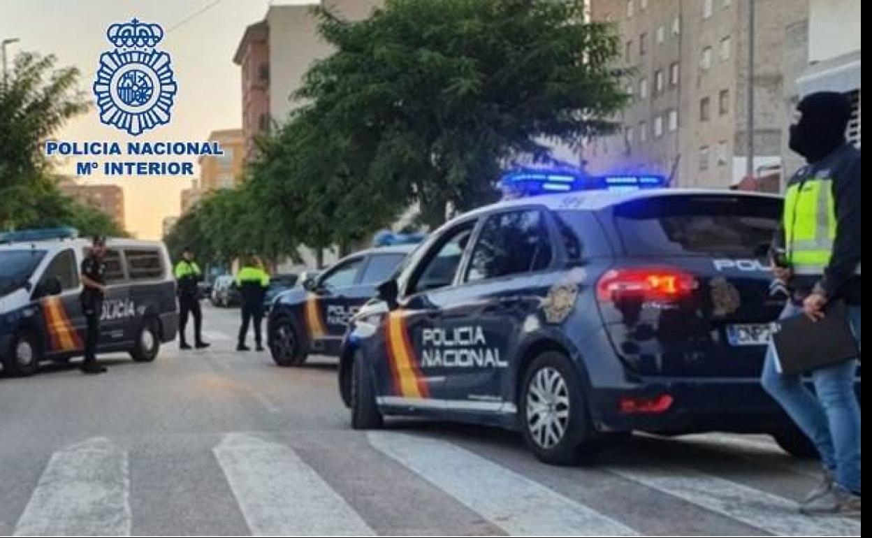 Operación de la Policía Nacional para desarticular la organización.
