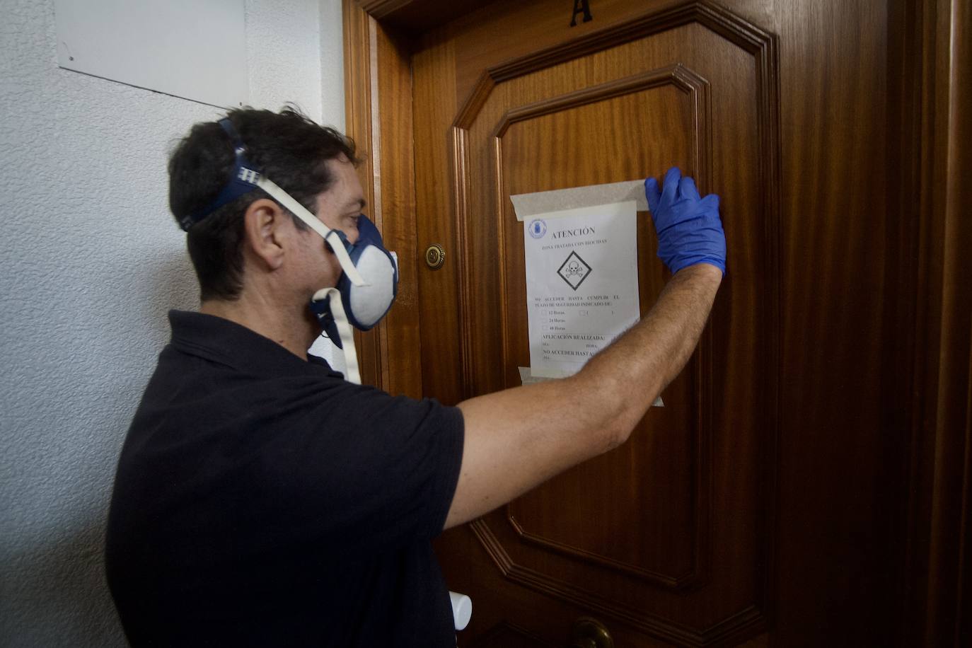 Fotos: Desinfectan un piso en Beniaján donde se acumulaban heces y basuras