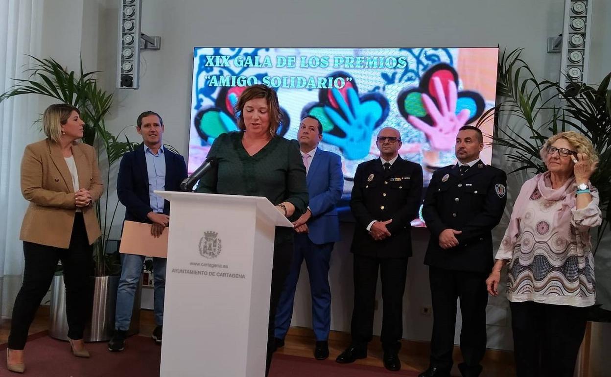 Entrega de los premios 'Amigo Solidario'.