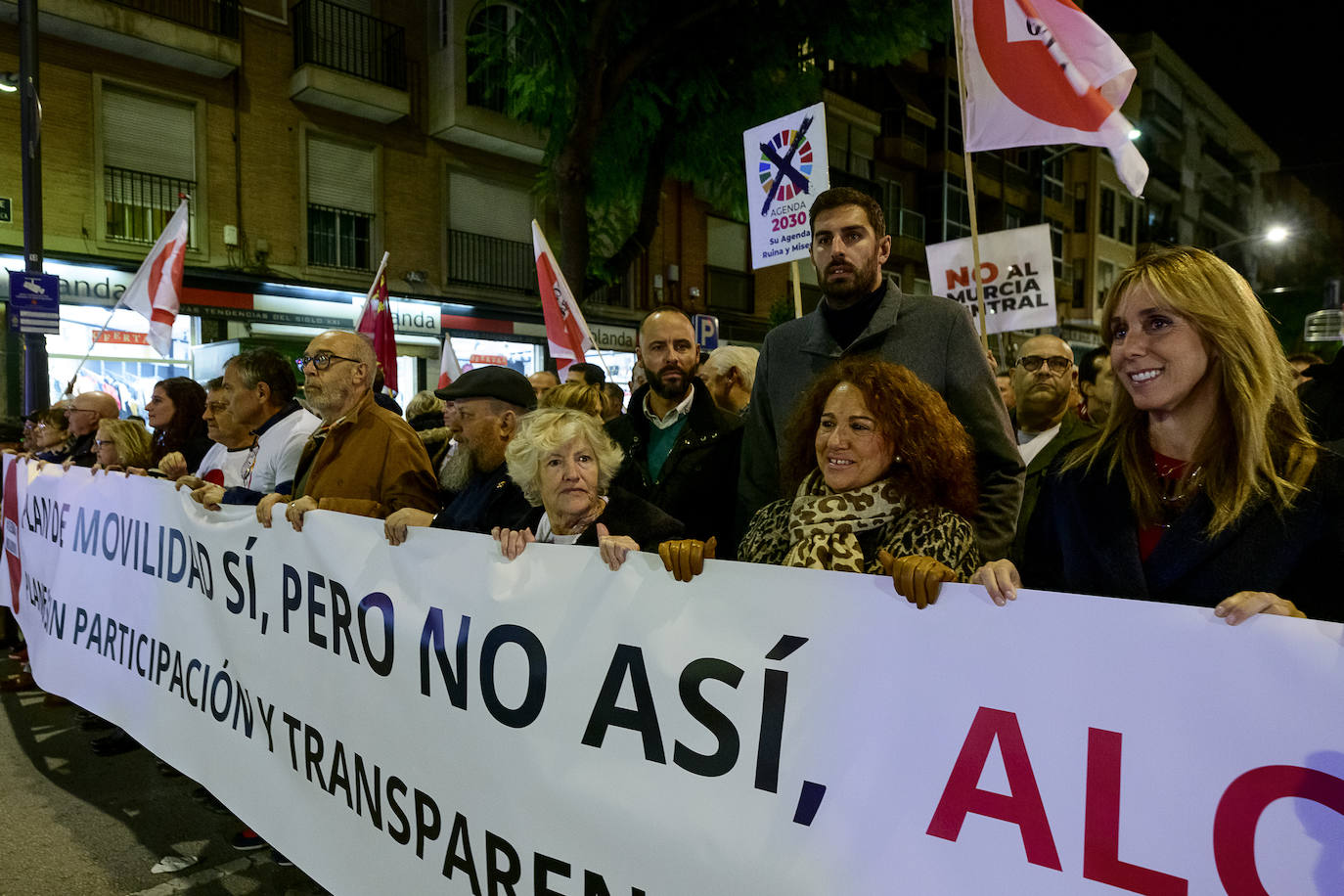Fotos: Manifestación contra el plan de movilidad del Ayuntamiento de Murcia