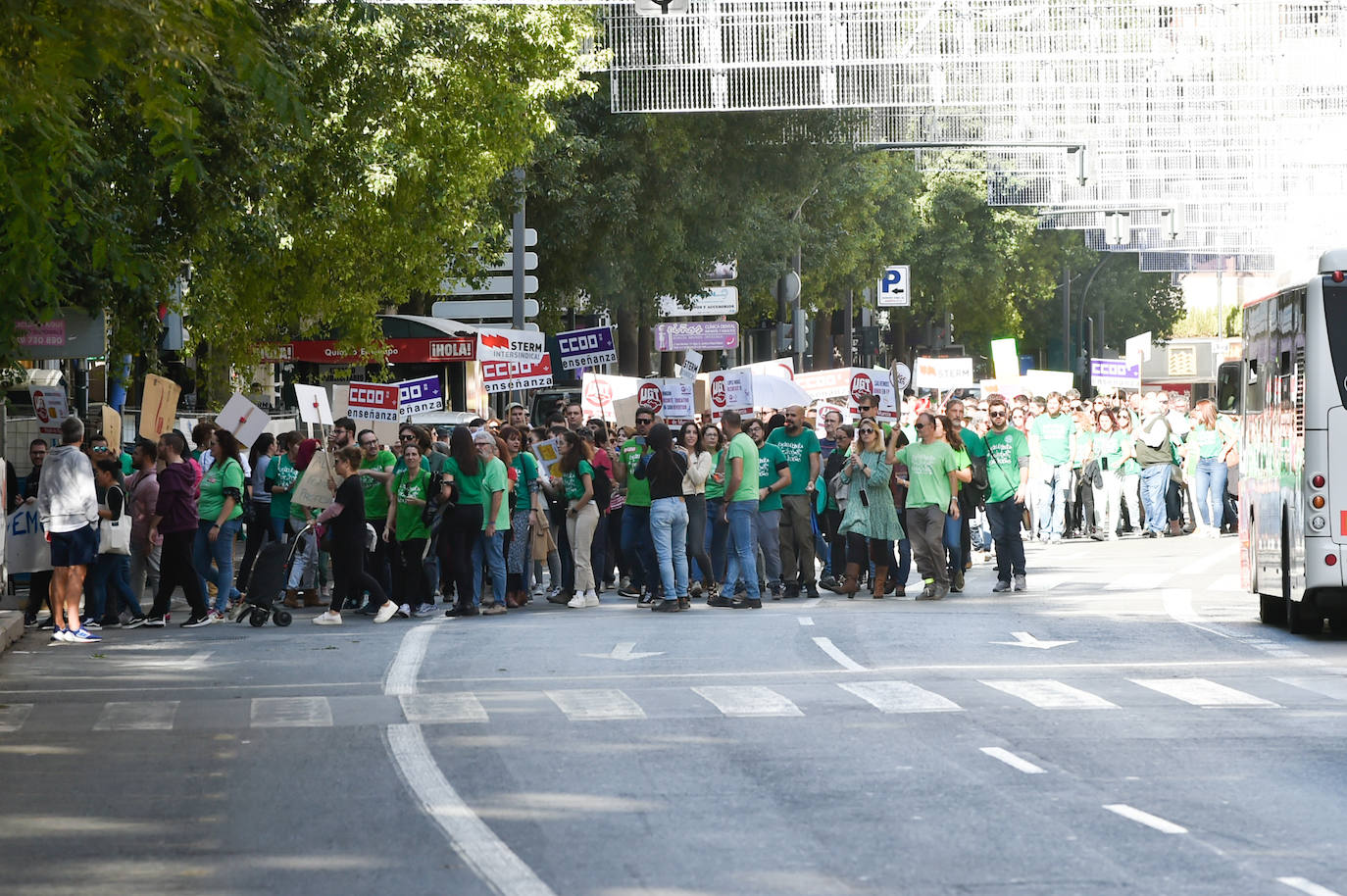 Fotos: Manifestación de educación contra los recortes en Murcia, en imágenes
