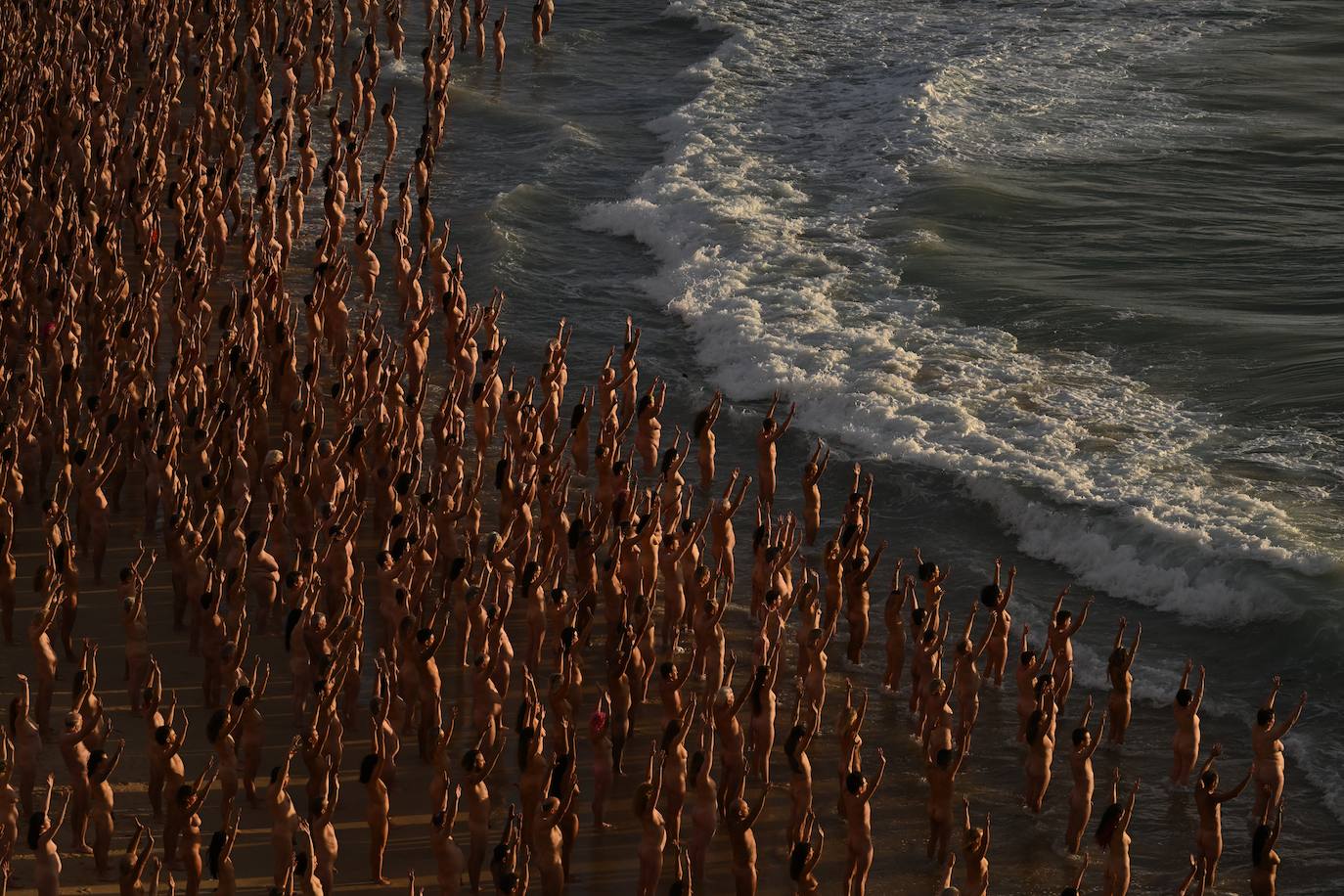 Fotos: Desnudos para Spencer Tunick