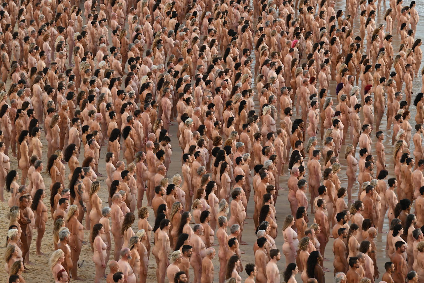 Fotos: Desnudos para Spencer Tunick