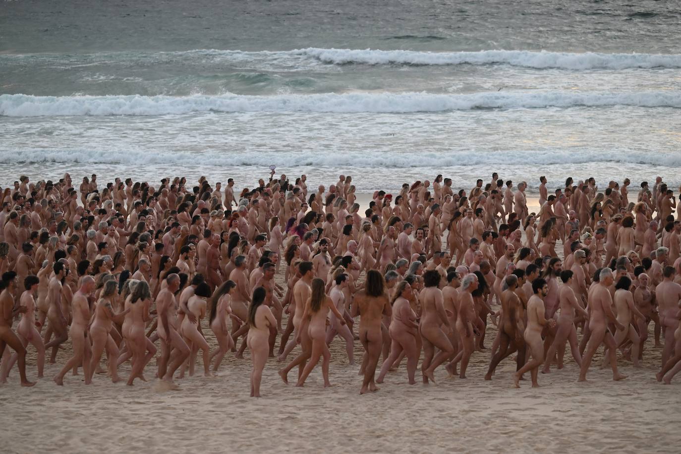 Fotos: Desnudos para Spencer Tunick