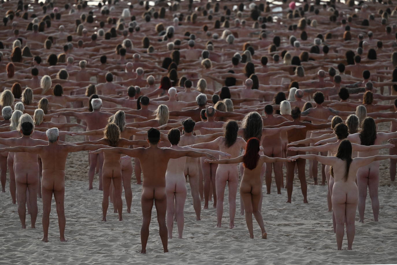 Fotos: Desnudos para Spencer Tunick