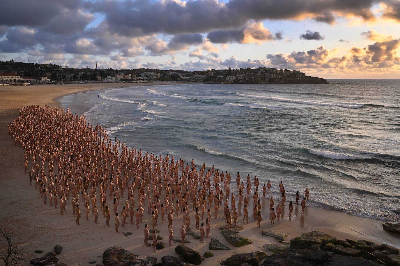 Fotos: Desnudos para Spencer Tunick